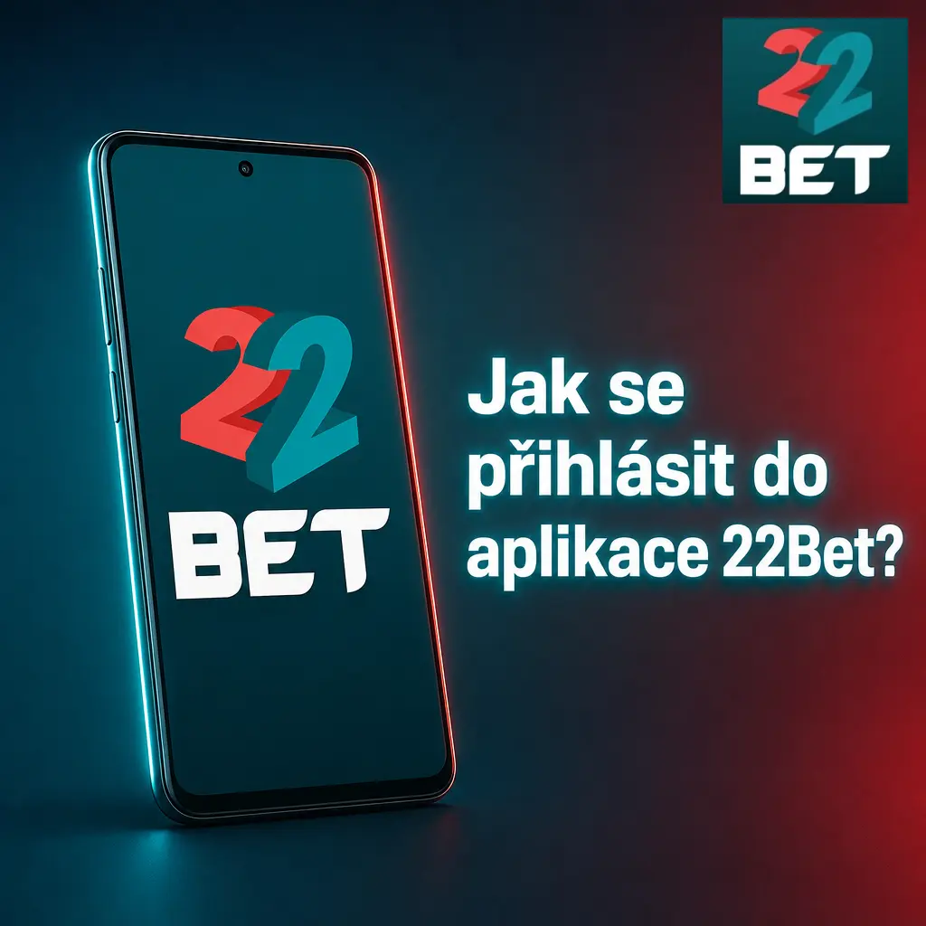 Přihlášení do aplikace 22Bet – zadání e-mailu, hesla a potvrzení tlačítkem Log In