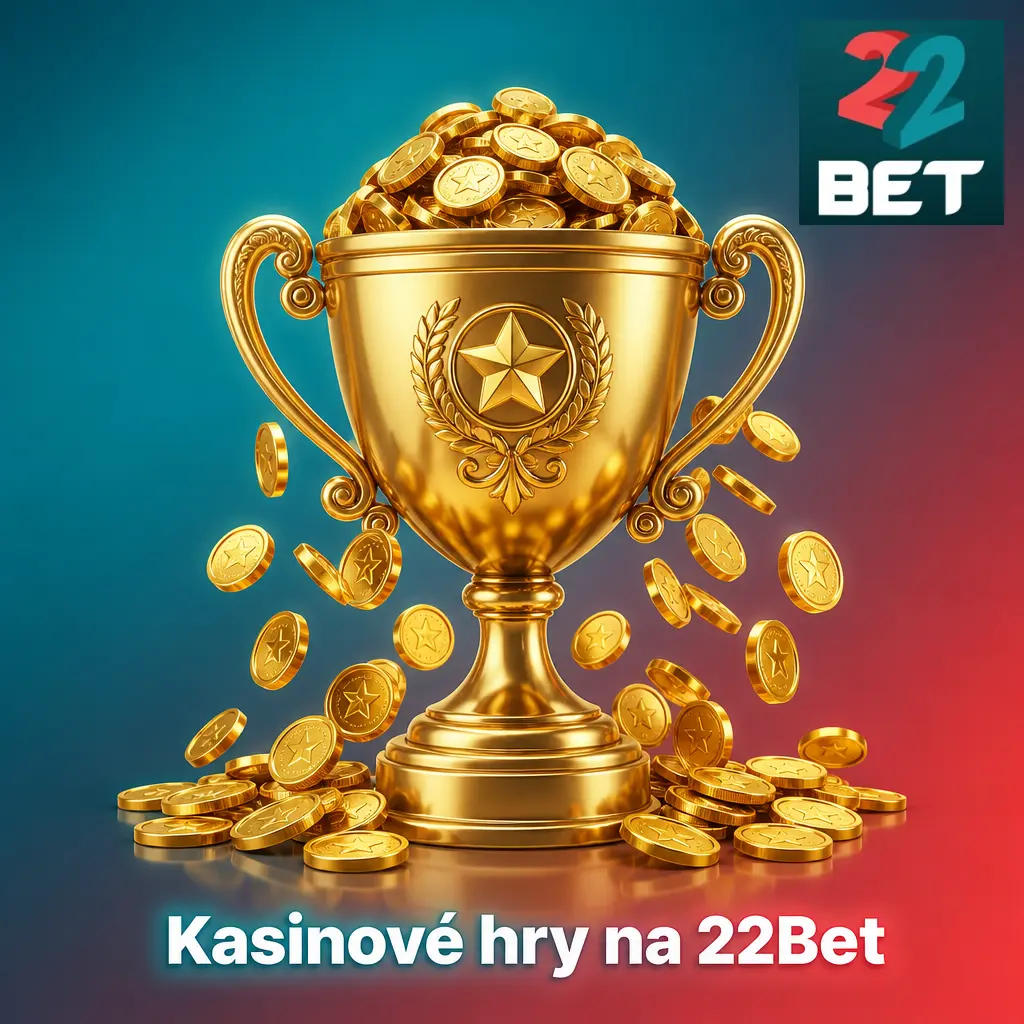 Kasinová sekce 22Bet nabízí přes 4 000 her – video sloty, živé kasino, ruletu, poker, blackjack i TV hry.