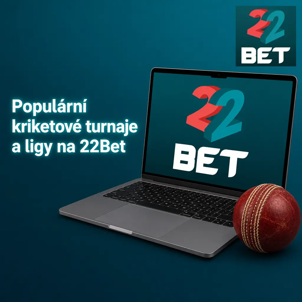 Kurzy na 22Bet na kriketové turnaje jako ICC World Cup, IPL, Ashes či Big Bash League s živým sázením