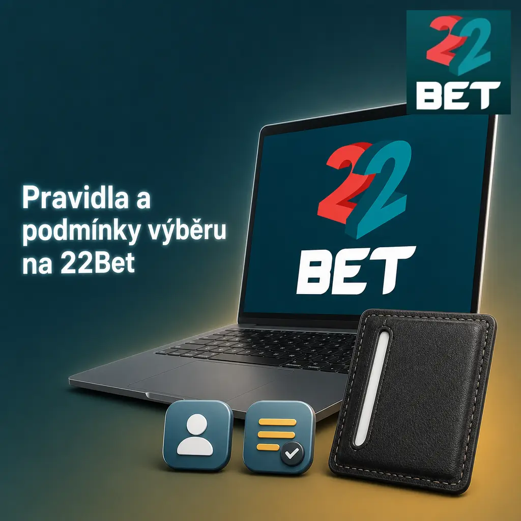 Pravidla a podmínky pro výběr peněz z herního účtu 22Bet - ověření totožnosti, bonusy a limity