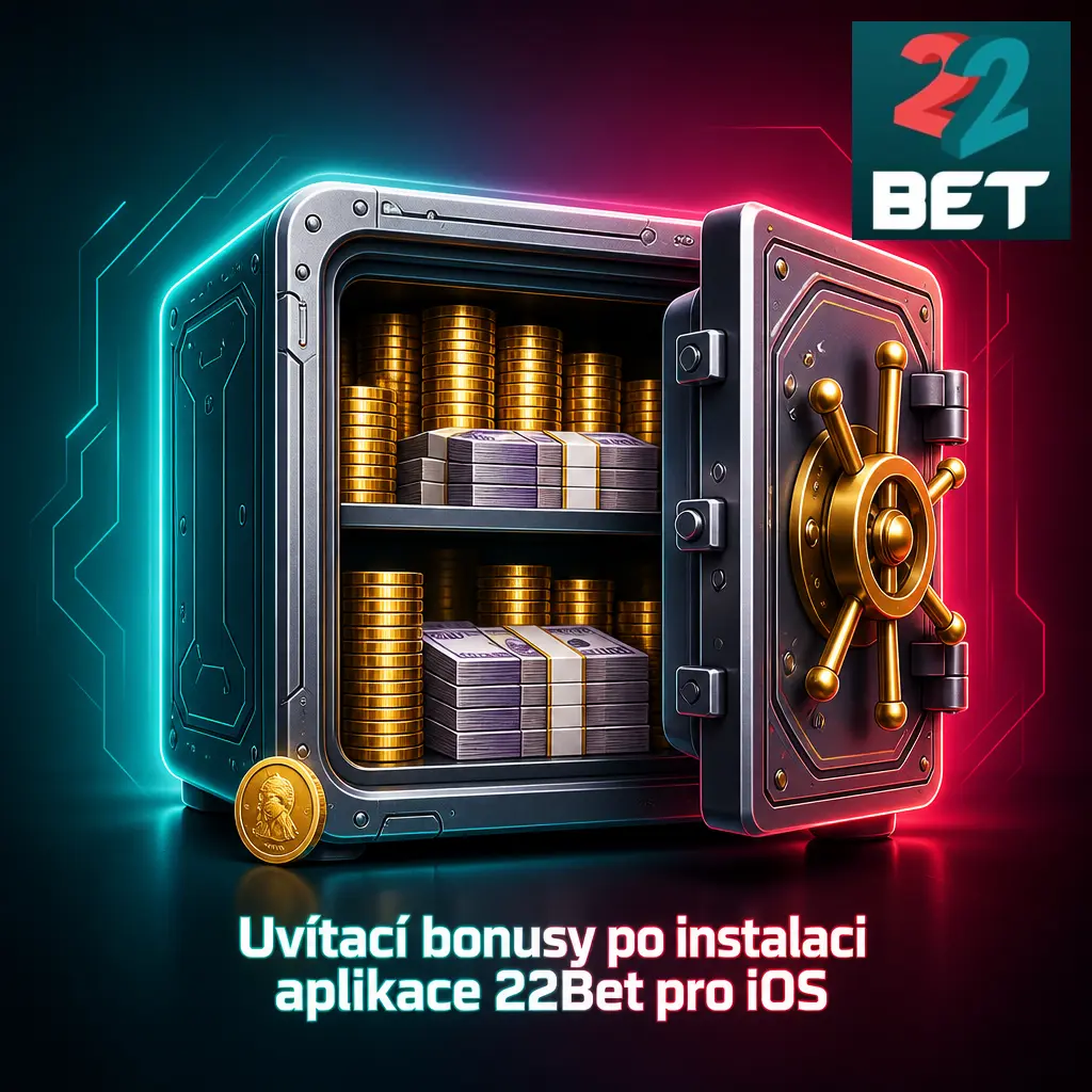 Uvítací bonusy 22Bet iOS aplikace: sportovní bonus 3 000 Kč a casino balíček 36 300 Kč s free spiny