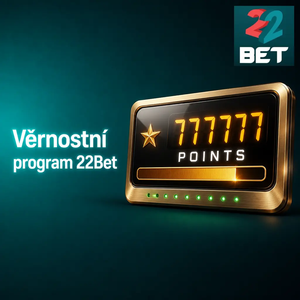 Věrnostní program 22Bet – sbírání bodů za sázky, úrovně VIP a výhody jako cashback a bonusy